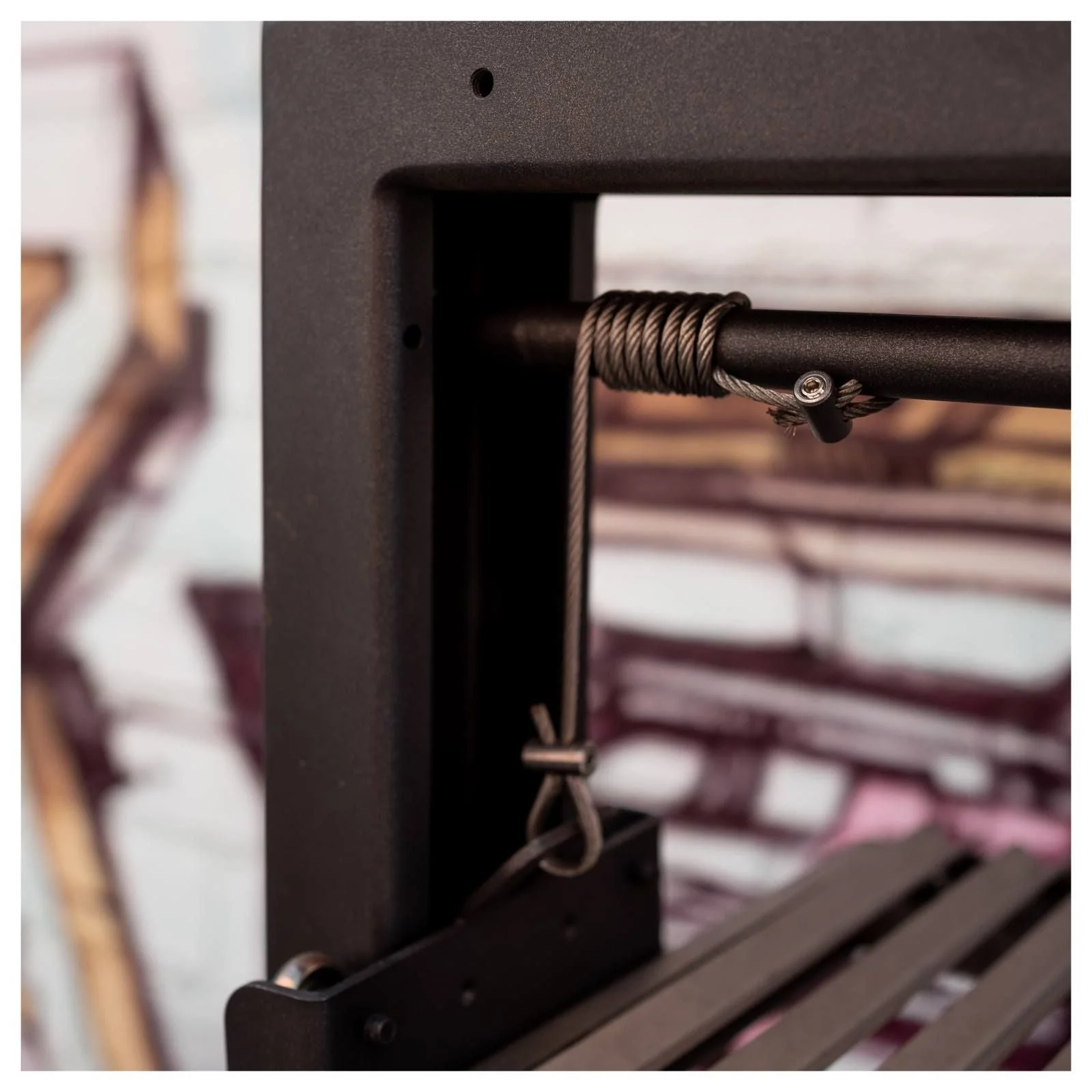 Argentinian 120cm Black Steel Grill BBQ - Image 10