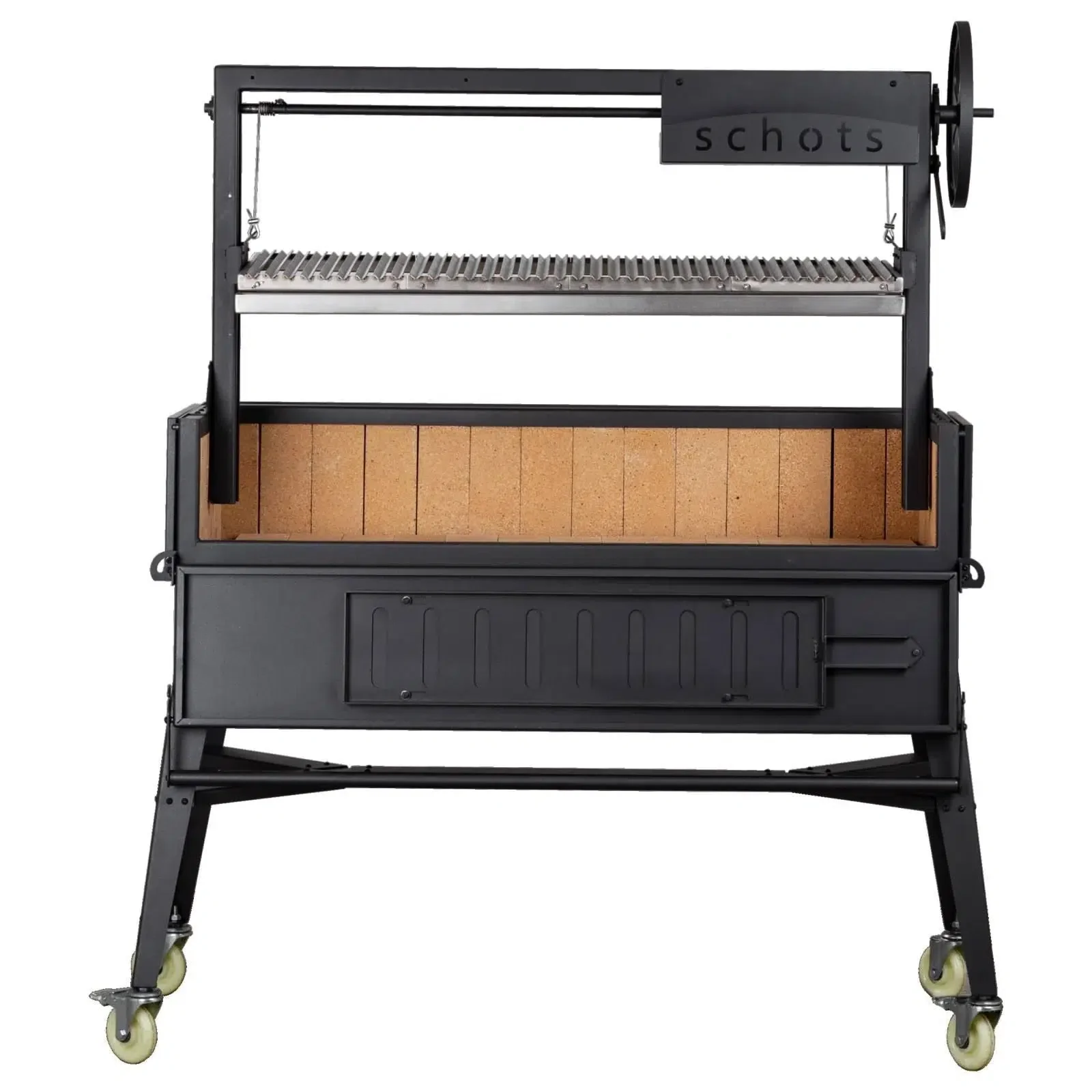 Argentinian 120cm Black Steel Grill BBQ - Image 4