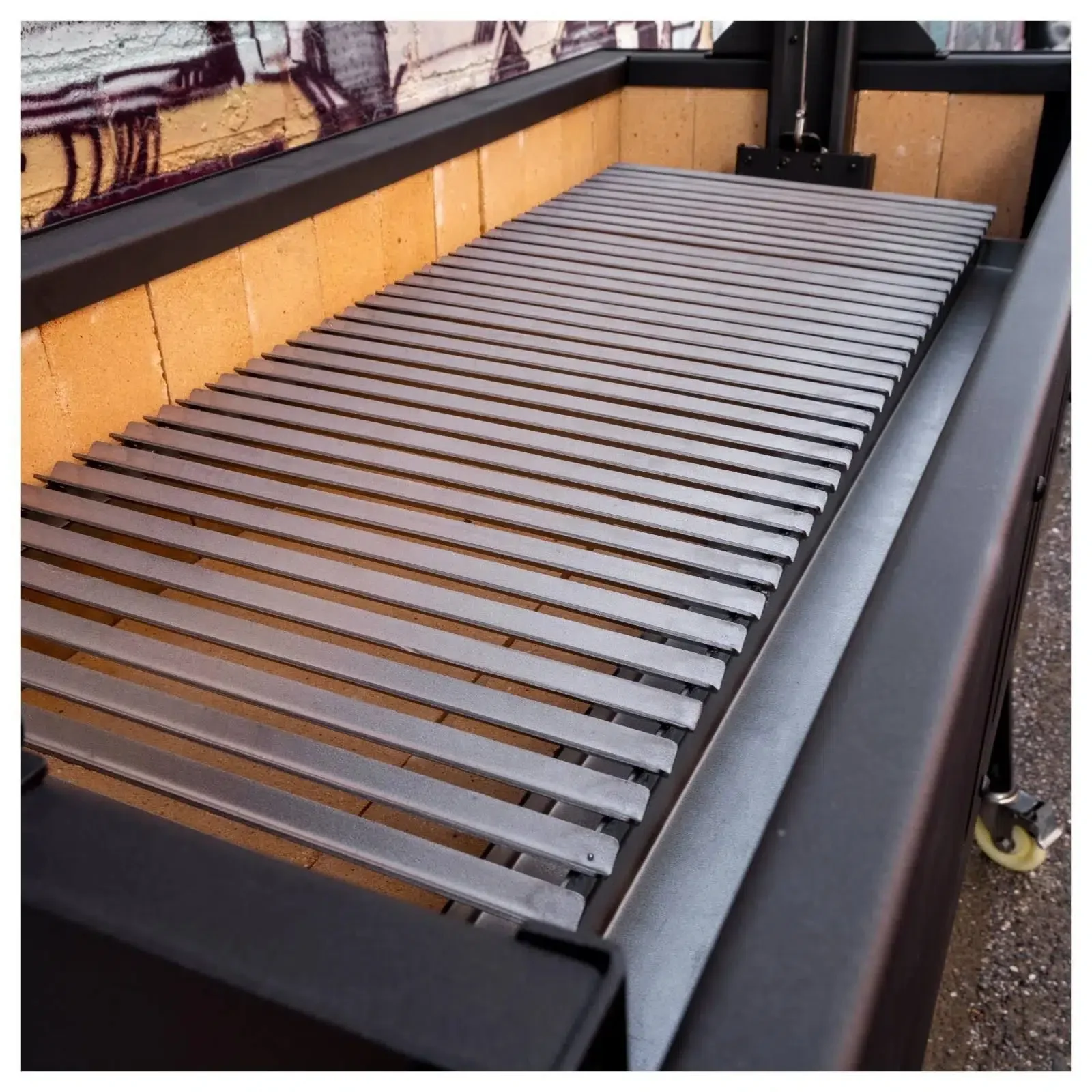 Argentinian 120cm Black Steel Grill BBQ - Image 8