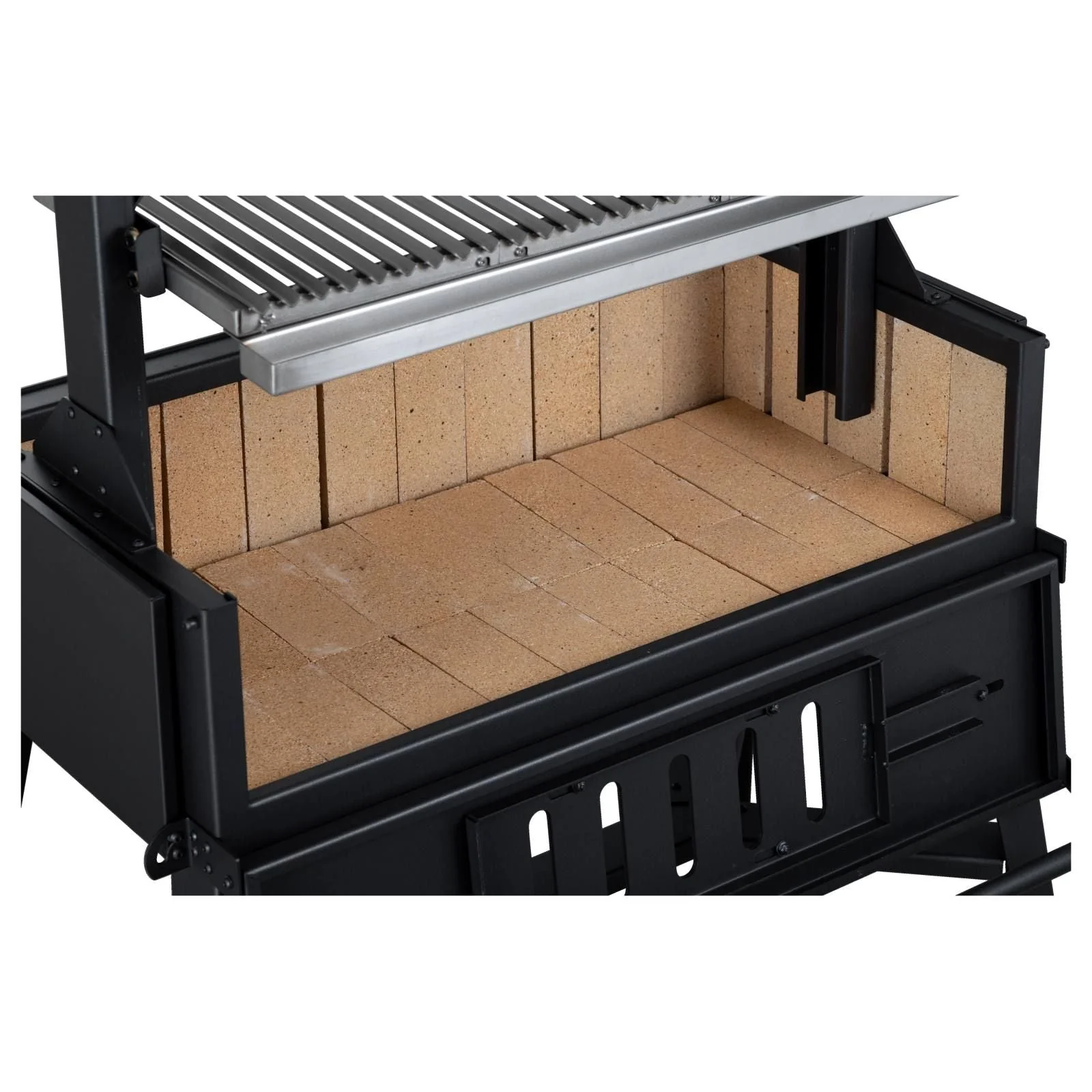 Argentinian 95cm Black Steel Grill BBQ - Image 9