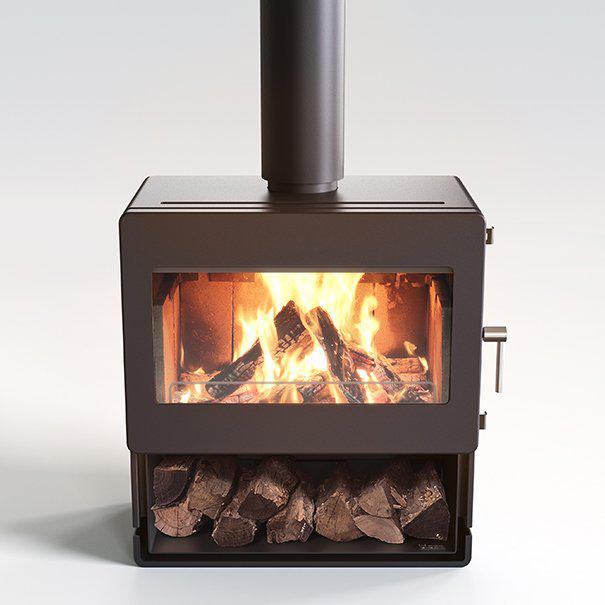 Blaze B700 Wood Fireplace with Wood Stacker - Image 3