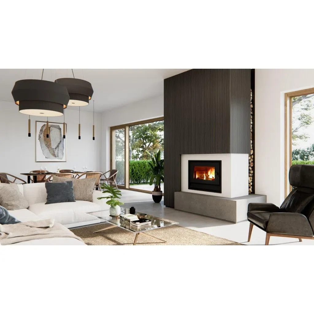 Blaze B820 Inbuilt Wood Fireplace with Remote Control & Fan - Image 5