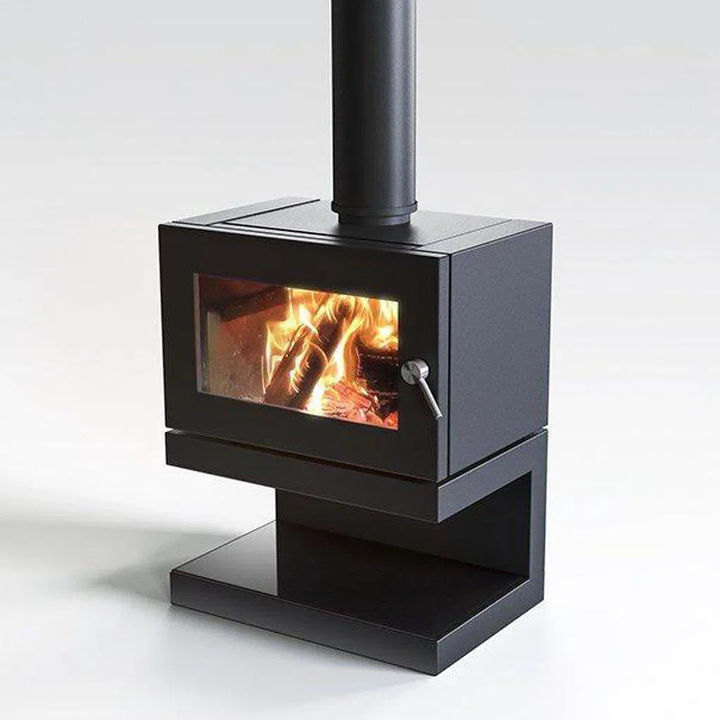 Blaze B900 Wood Fireplace with Base, Remote & Fan - Image 4