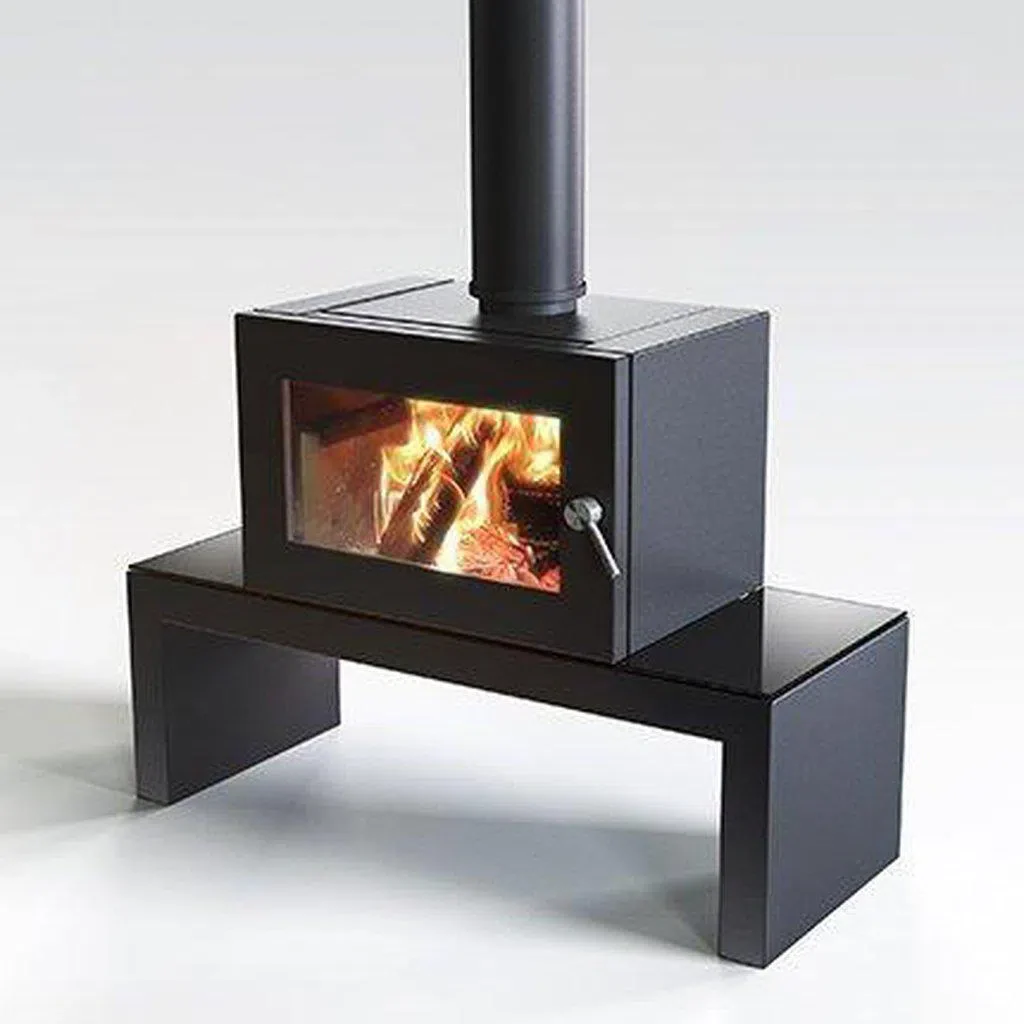 Blaze B905 Wood Fireplace with Coffee Table, Remote Control & Fan - Image 3