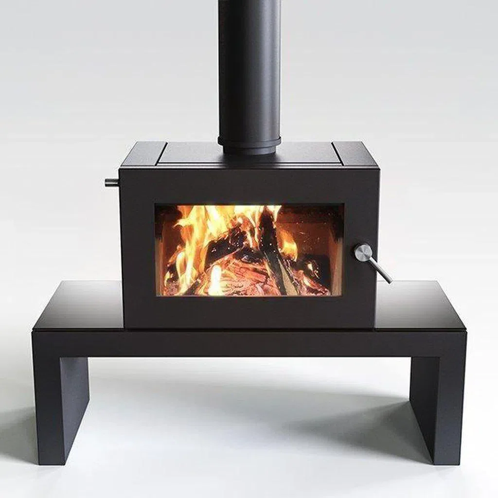 Blaze B905 Wood Fireplace with Coffee Table, Remote Control & Fan - Image 4