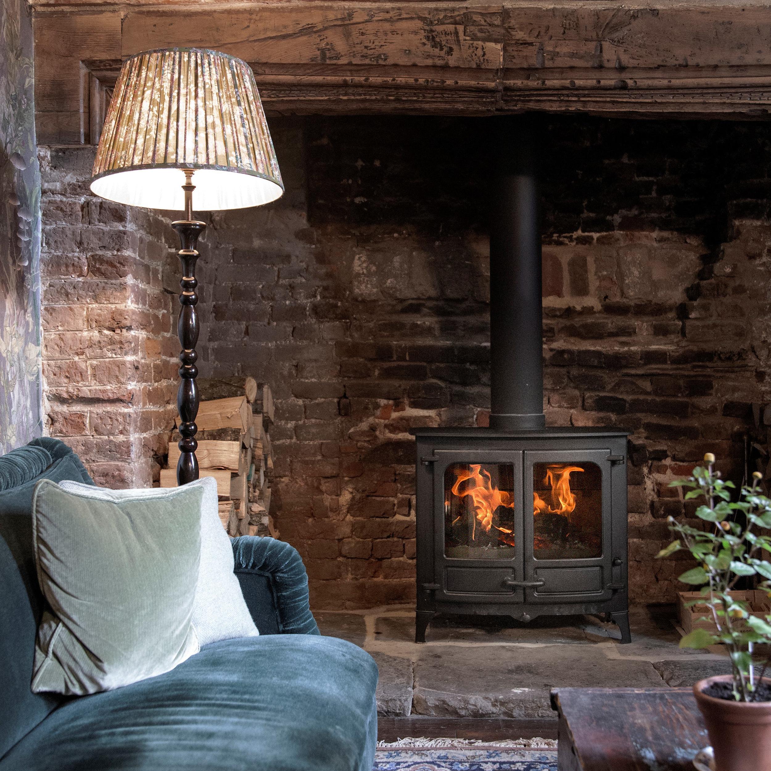 Charnwood Island III Freestanding Wood Fireplace - Image 3