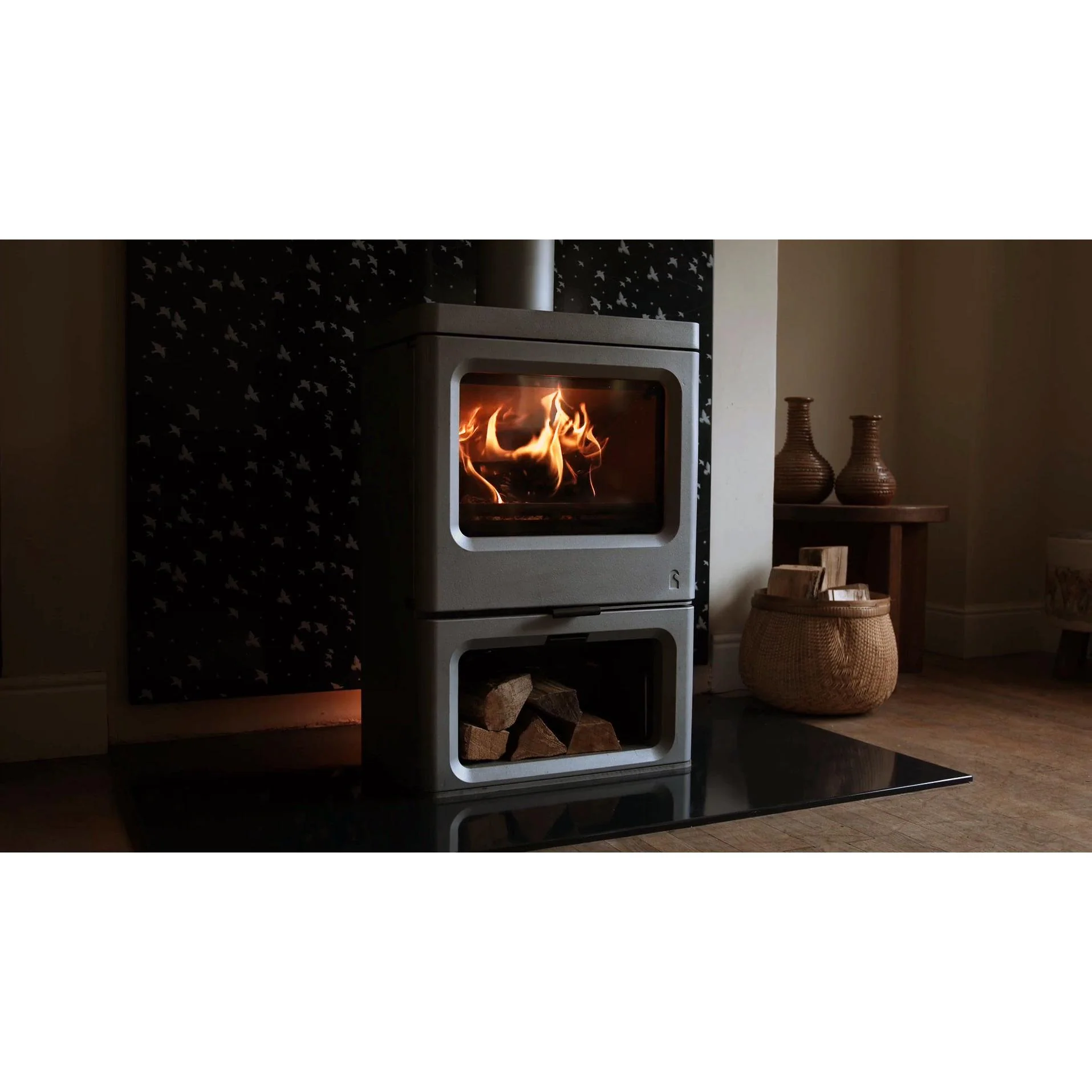 Charnwood Skye E700 INTELLIGENT Freestanding Wood Fireplace - Image 6