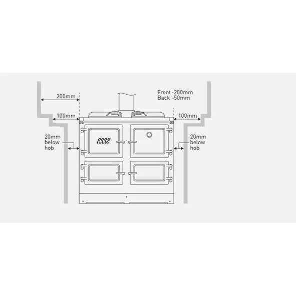 Esse 1000W Wood Cooker - Image 12