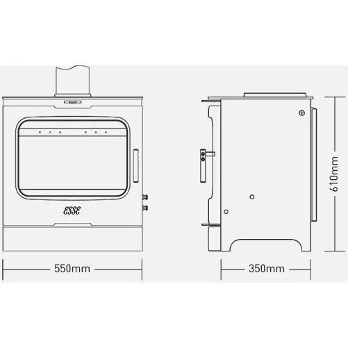 Esse 775 Wood Fireplace - Image 6