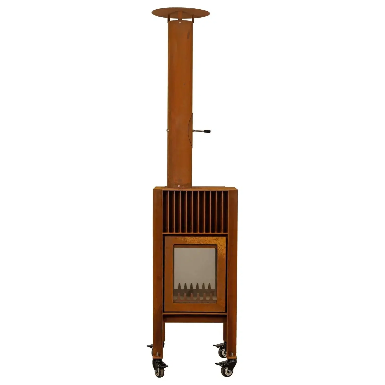 Ferro Corten Steel Wood Burning Rusty Pizza Oven - Image 3