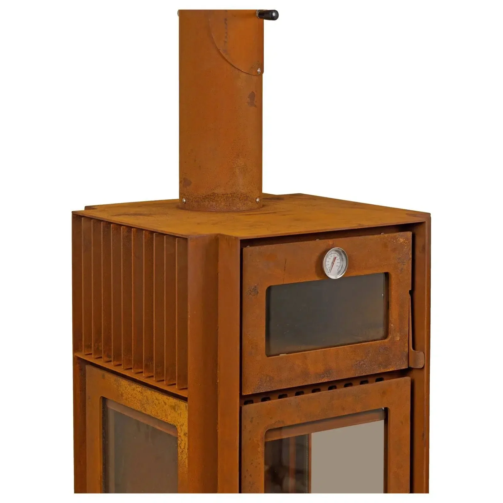 Ferro Corten Steel Wood Burning Rusty Pizza Oven - Image 5