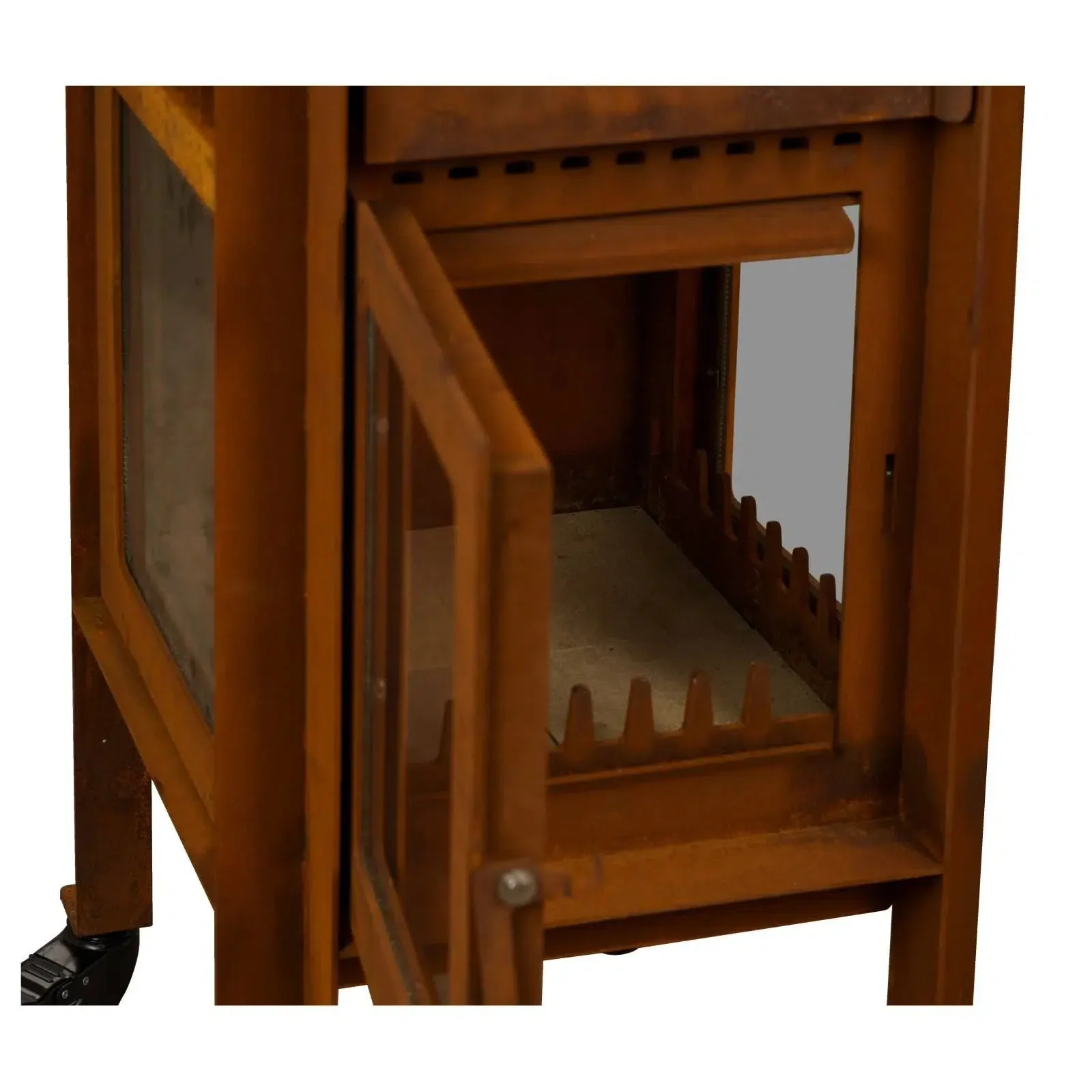 Ferro Corten Steel Wood Burning Rusty Pizza Oven - Image 6