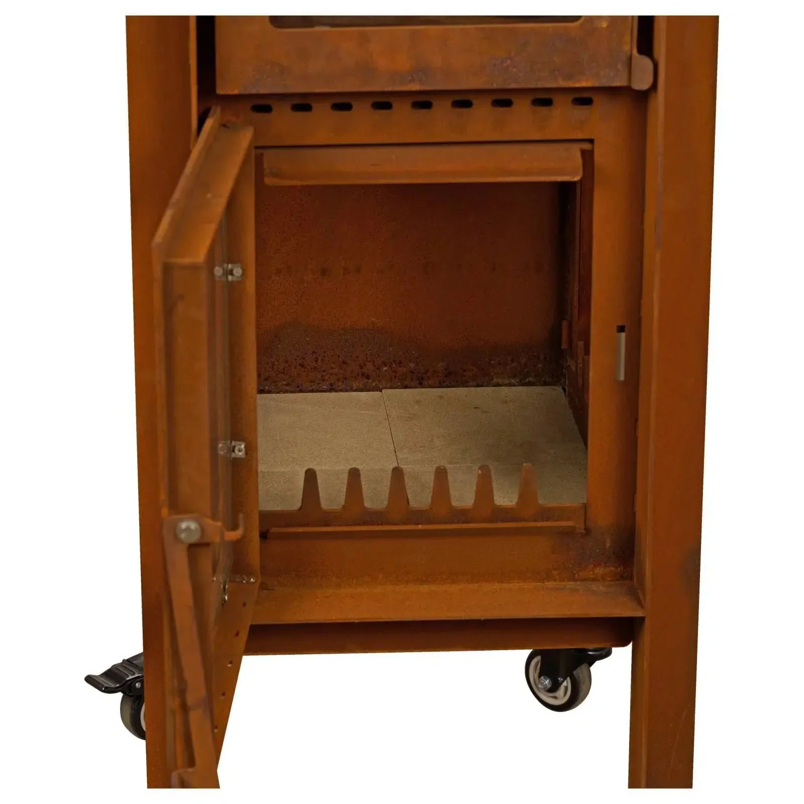 Ferro Corten Steel Wood Burning Rusty Pizza Oven - Image 7