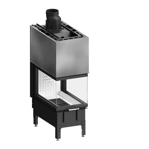 Hestia 1000 Guillotine Peninsula Wood Fireplace - Image 3