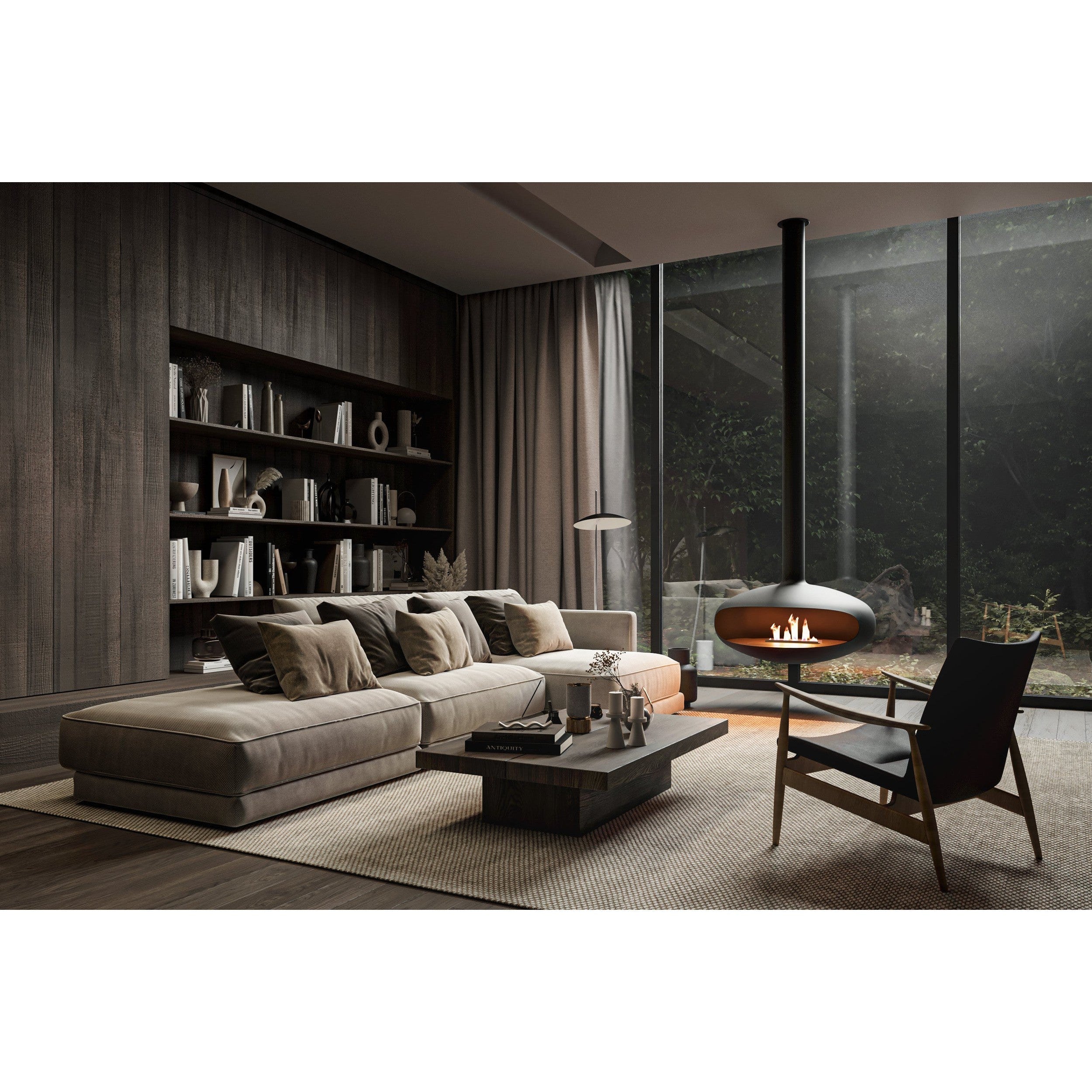 Iconic 900 Hanging Ethanol Fireplace - Image 4