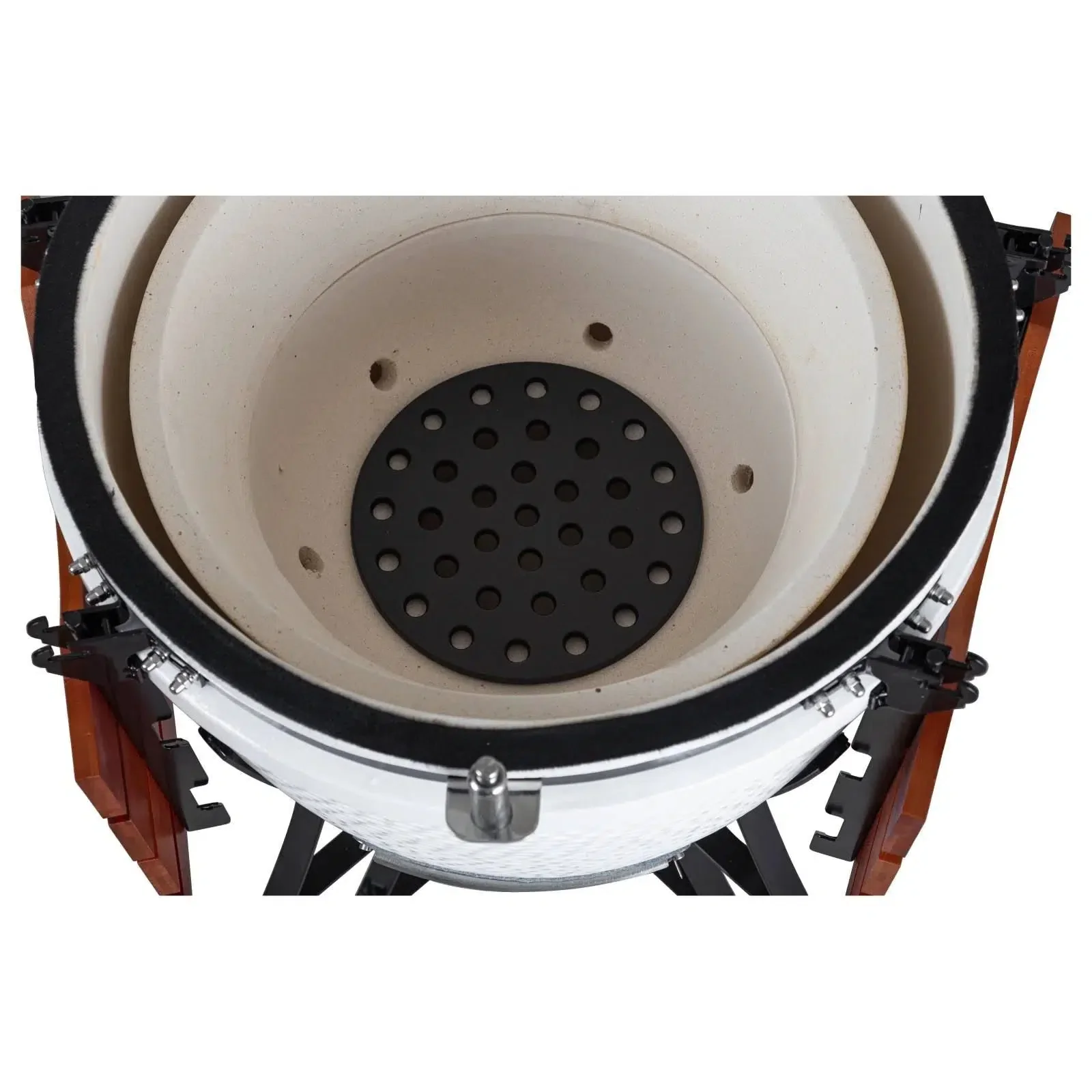 Kamado Devil 24" White Ceramic BBQ - Image 13
