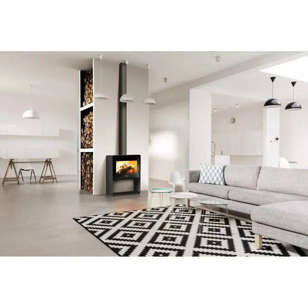 Lacunza Atlantic 603 (Includes Heat Shield) Free Standing Wood Fireplace - Image 3