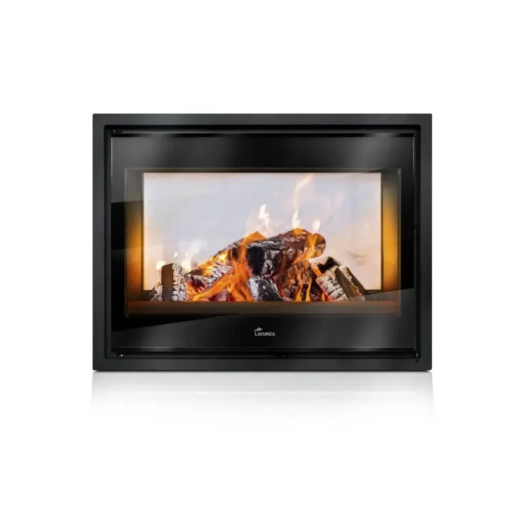 Lacunza Nickel 800 Double Sided In-Built Wood Fireplace - Image 5