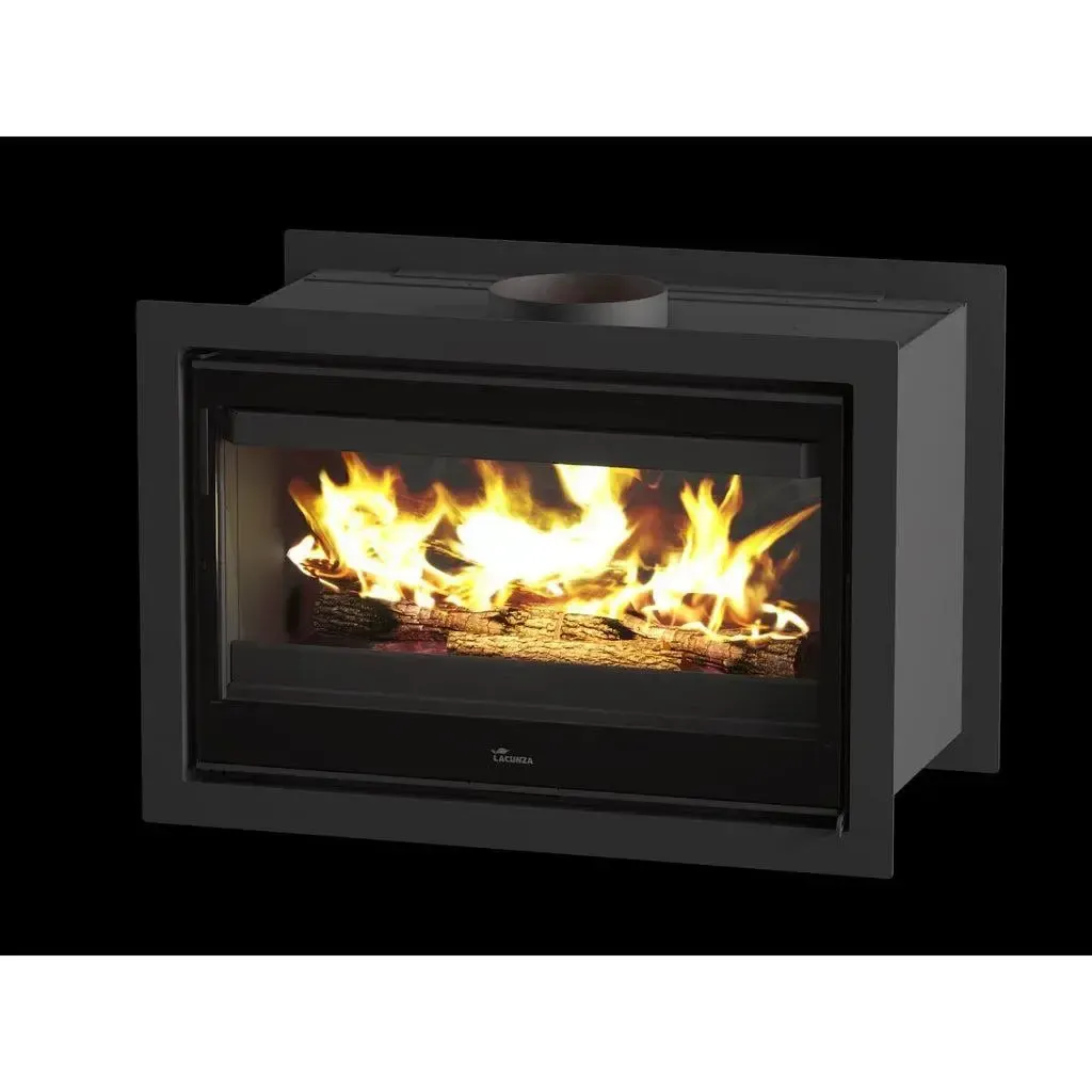 Lacunza Nickel 800 Double Sided In-Built Wood Fireplace - Image 7
