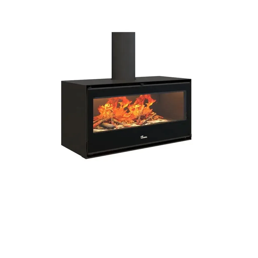 Lacunza Silver 1000 Free Standing Wood Fireplace - Image 5