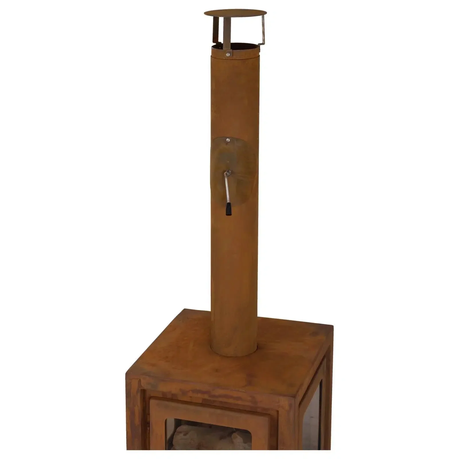 Lazaro Medium Outdoor Wood Fireplace - Image 7