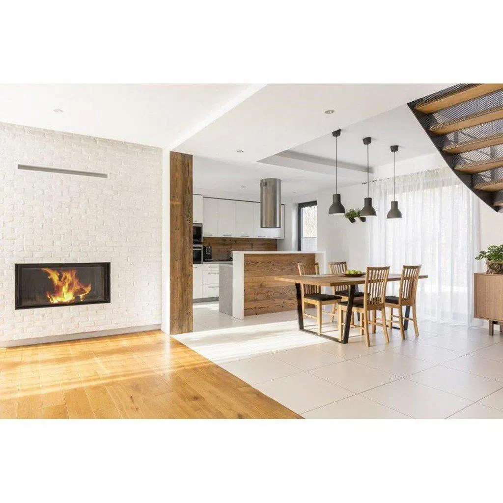 KOBOK Mt Blanc Grand Design 1370 Wood Fireplace with Vertical Door - Image 3