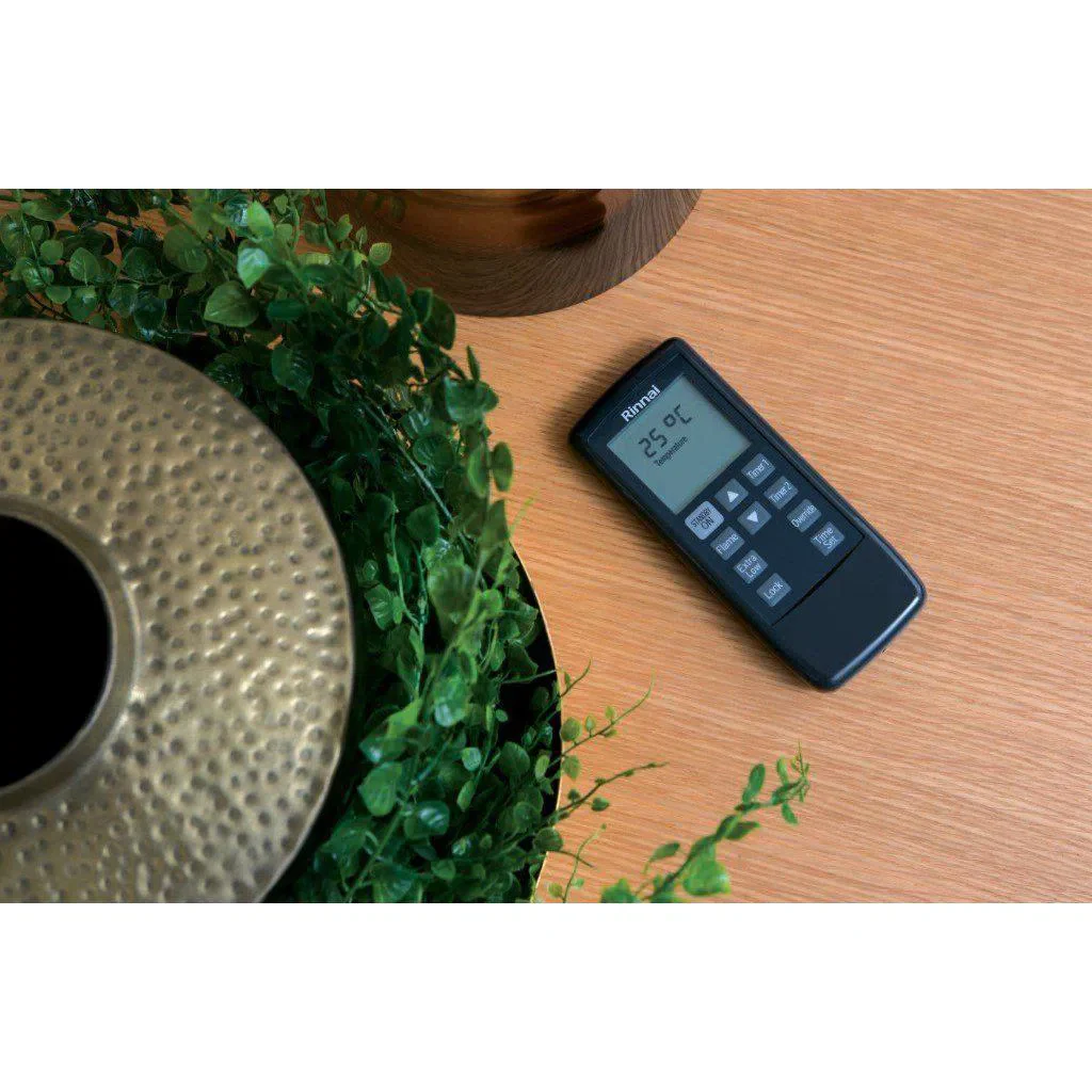 Rinnai 950 Ceramic Stones Black Gas Fireplace - Image 5