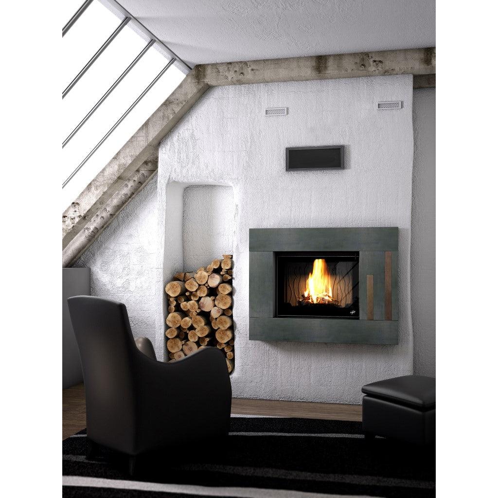 Seguin Europa 7 Wood Fireplace With Swing Door - Image 7