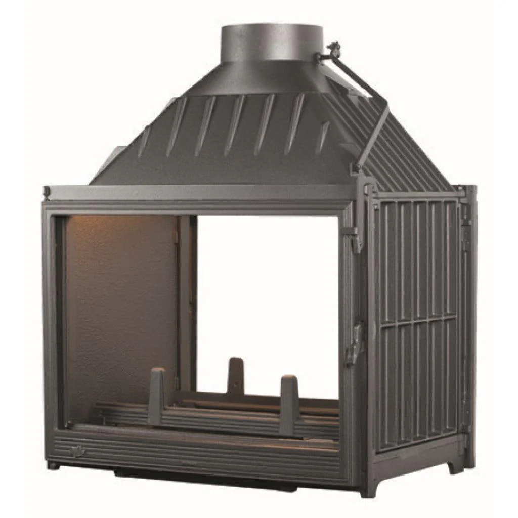 Seguin MultiVision 8000 Wood Fireplace With Double Sided Firebox & 2 Swing Doors - Image 3