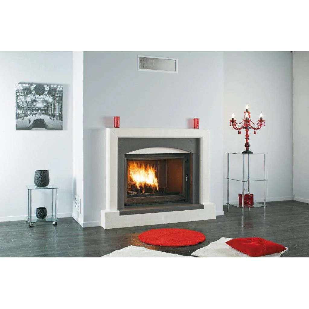 Seguin Super 9 Wood Fireplace With Swing Door - Image 3