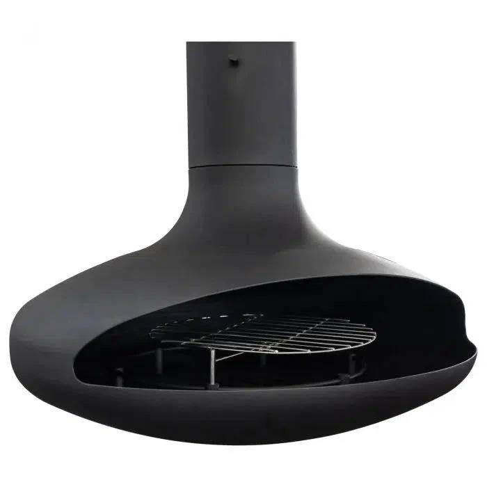 Tarvos Suspended Fireplace With Ethanol Burner & Base Plate - Image 5