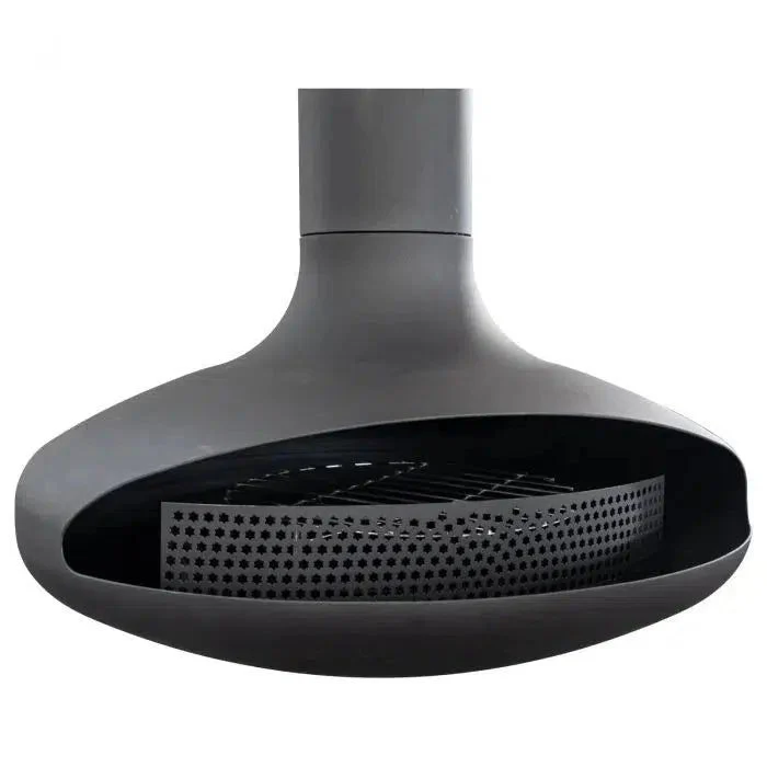 Tarvos Suspended Fireplace With Ethanol Burner & Base Plate - Image 6